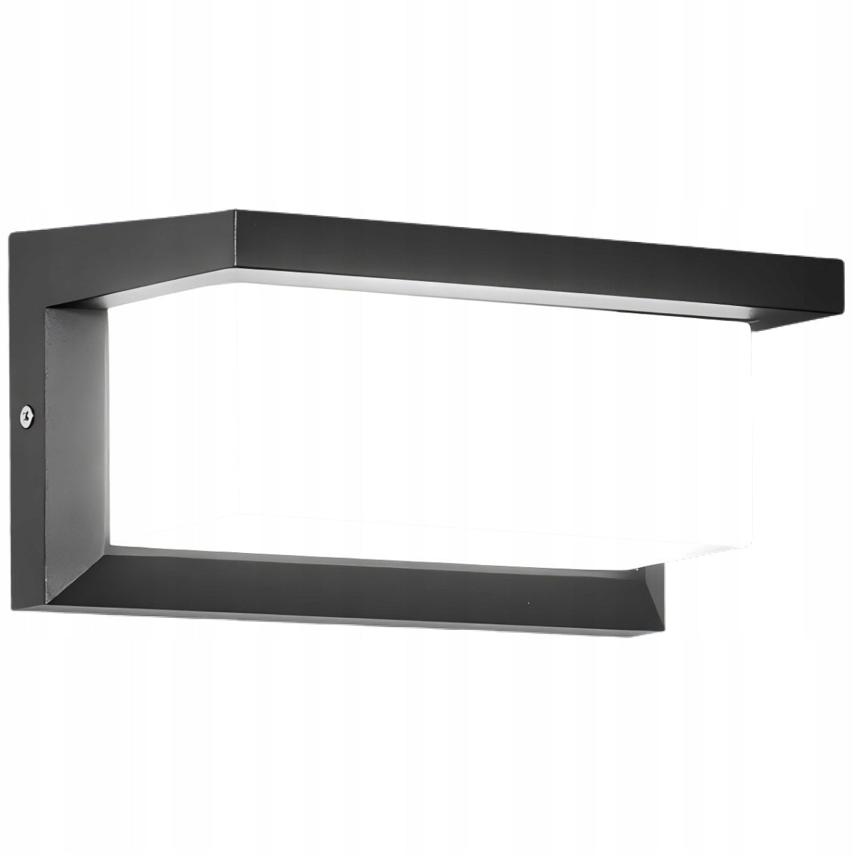 18W black LED wall lamp with IP65 motion sensor function cold white
