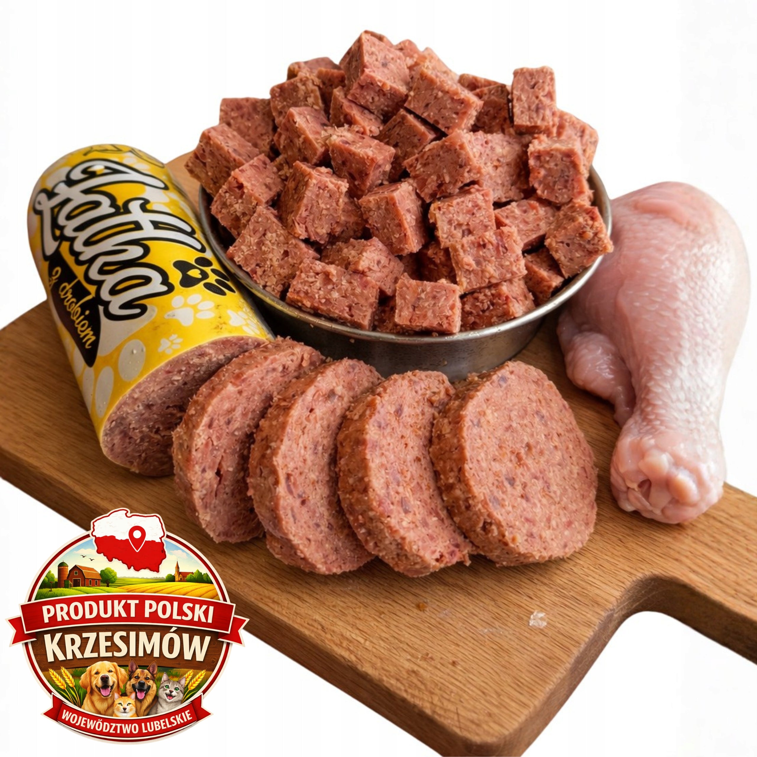 19pcs x 1kg. Wet dog food bar Patch MIX flavors 90% meat Product weight 19 kg