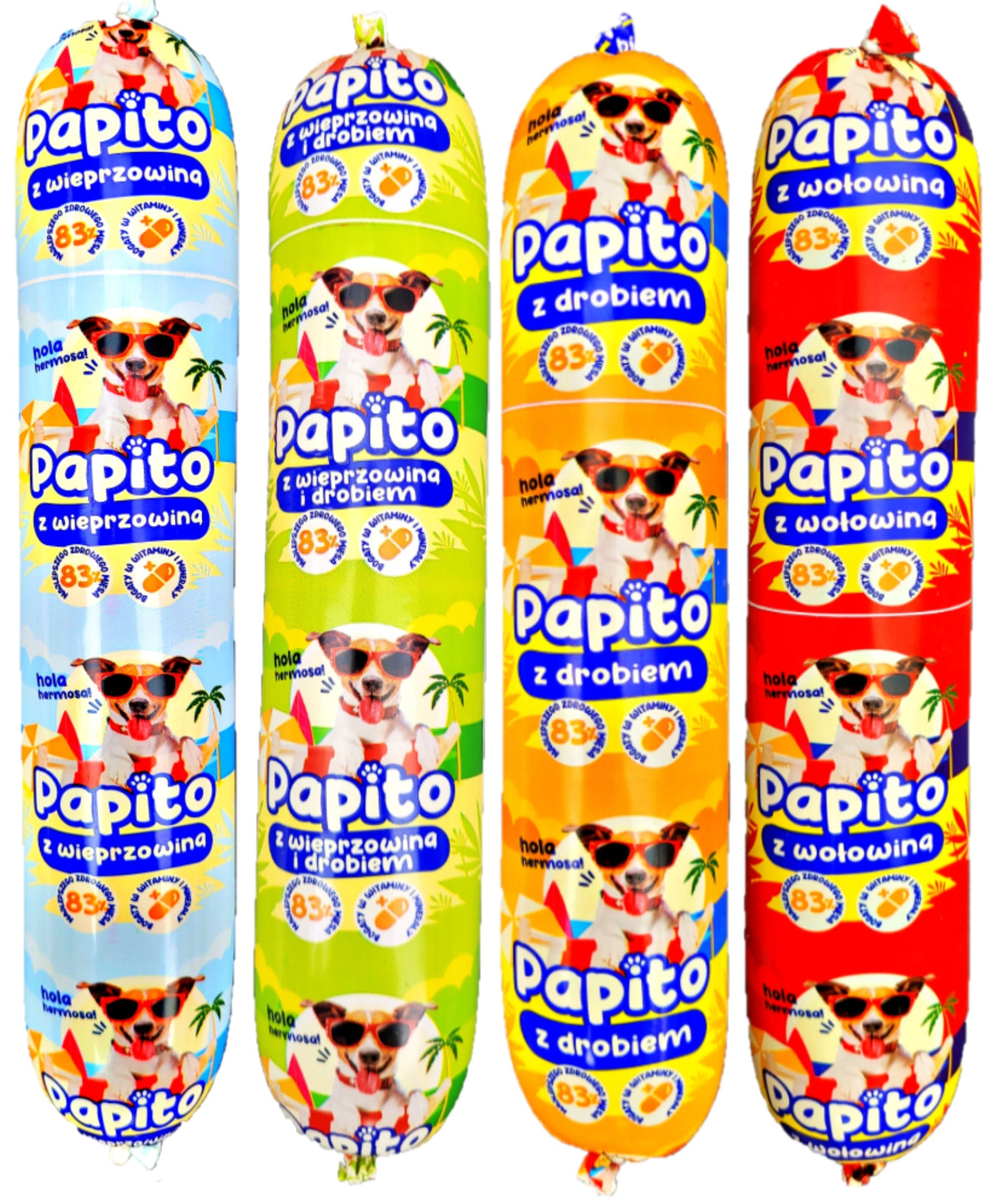 19x1KG Dog food bar PAPITO 83% meat + FREEBIE Manufacturer code KARMA DLA PSA BATON PAPITO 83% mięsa 19x1KG