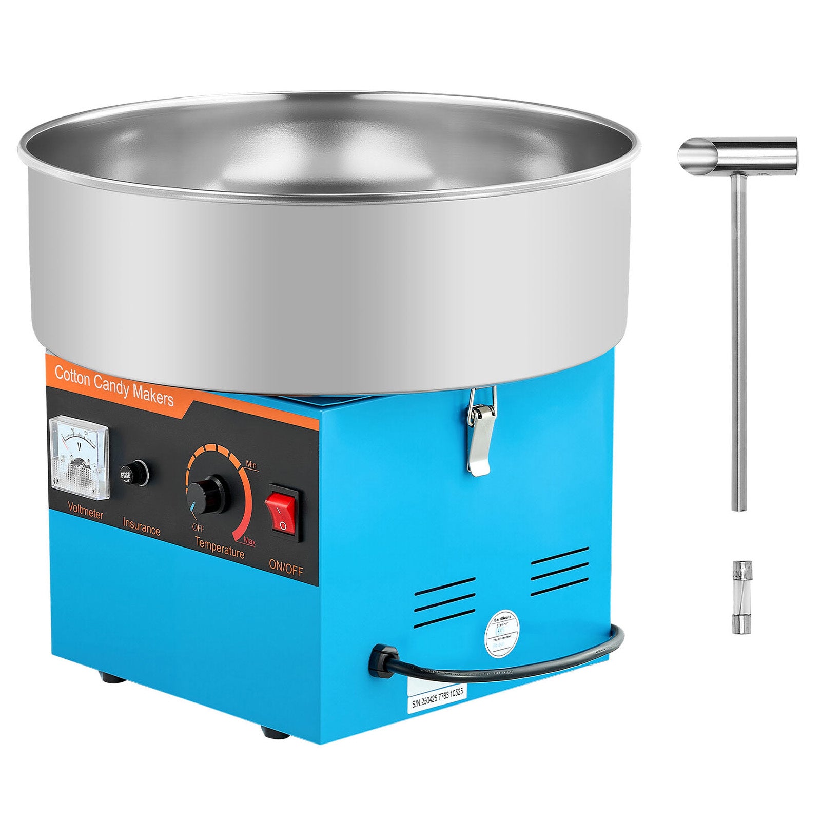 1KW Cotton Candy Machine With Intelligent Overheating Protection Brand SucceBuy