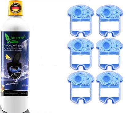 1L BIOPRETTA CLEANING LIQUID FOR SHAVERS equipped with CCR base AND 95% alk.
