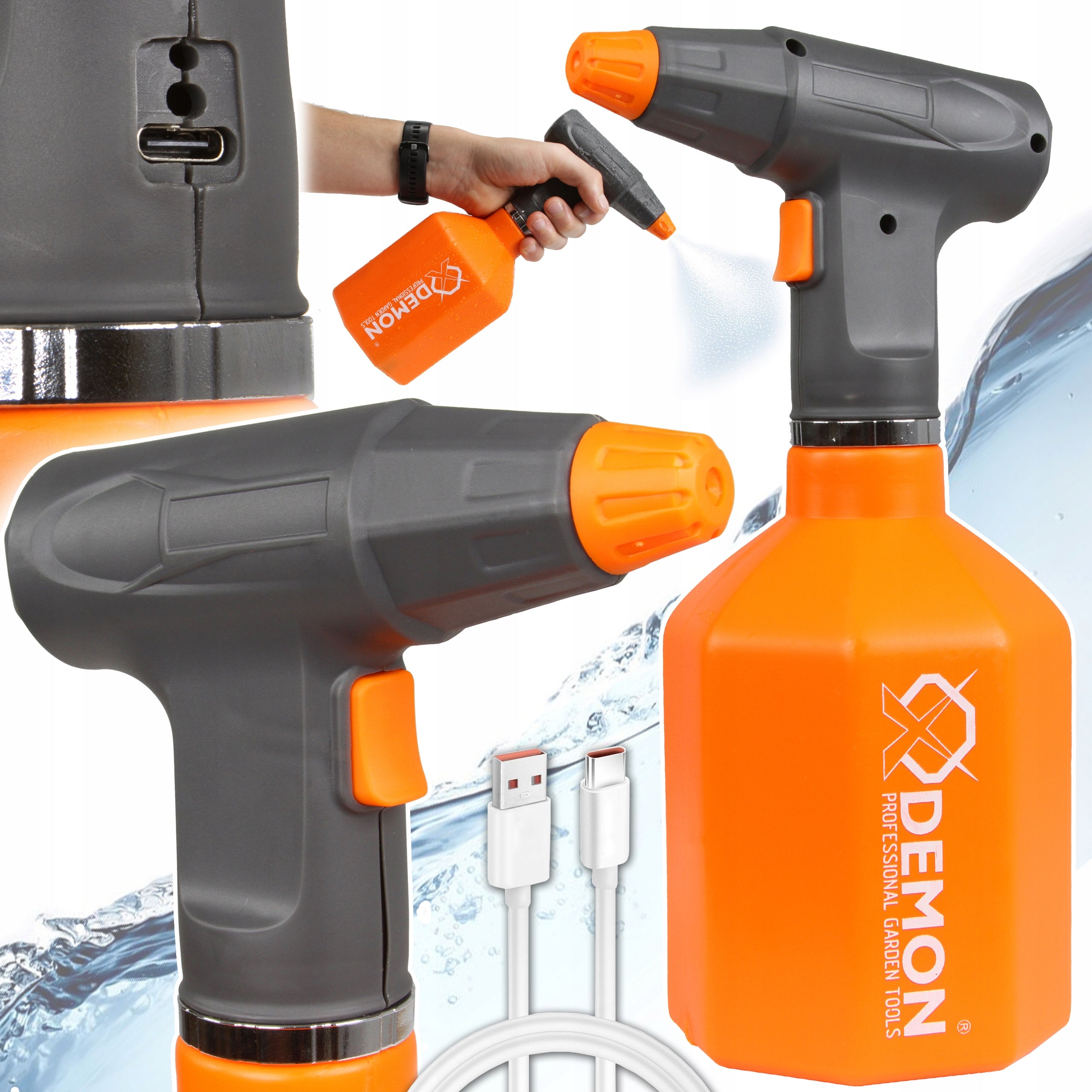 1L GARDEN USB C BATTERY LI-ION ADJUSTABLE NOZZLE Manufacturer code M80200