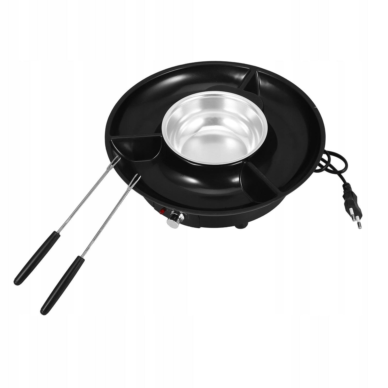 1Set Durable Electric Chocolate Fondue Pot for Family Gatherings