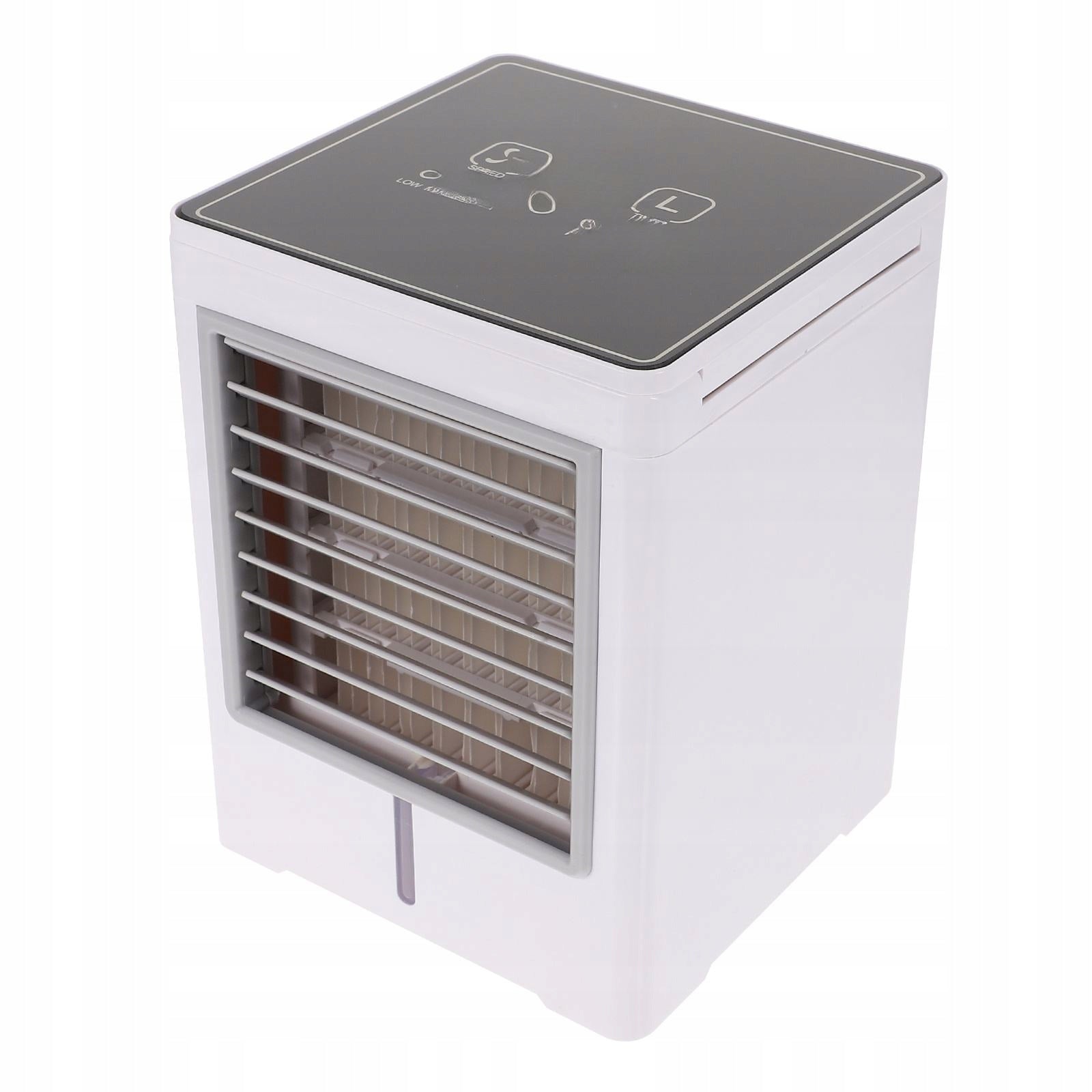 1Set Portable USB Desktop Air Cooler Mini Cooling Fan White Dominant color white