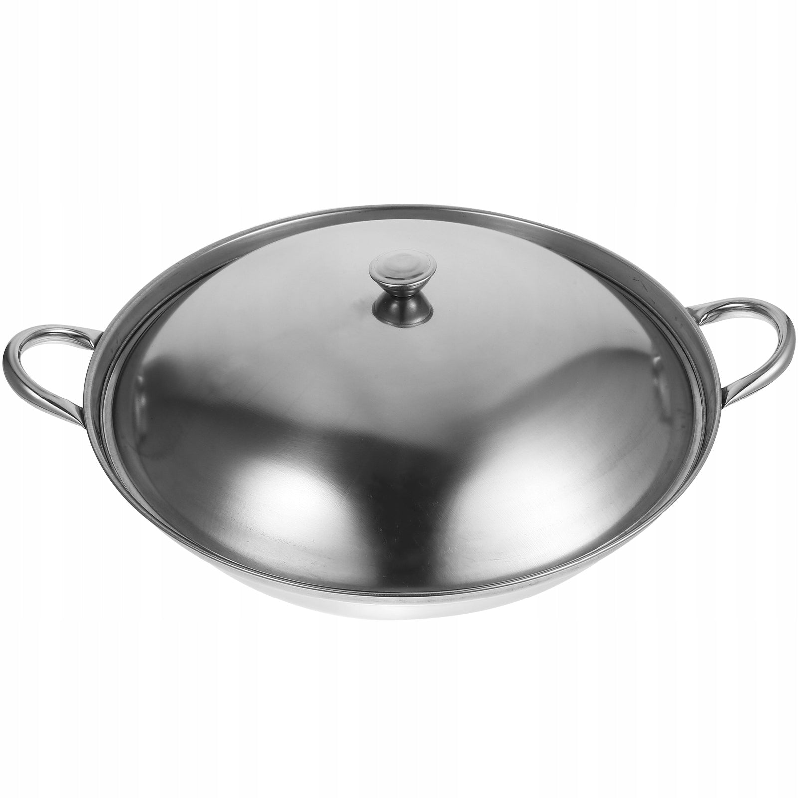 1ZEST GARNEK ZE STALI NIERDZEWNEJ DO HOT POT Z PRAKTYCZNYMI UCHWYTAMI Brand no brand