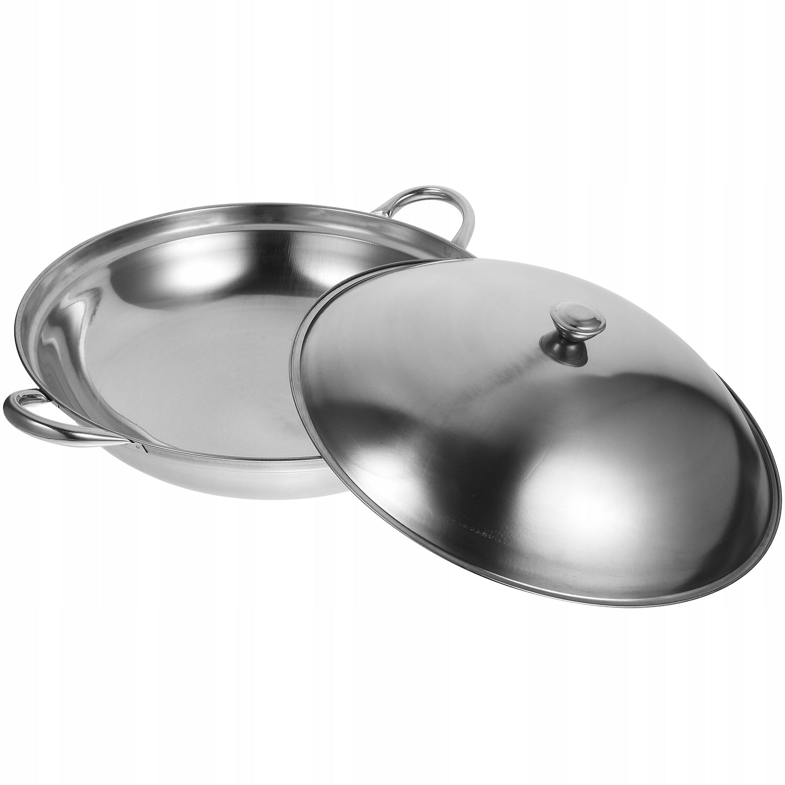 1ZEST GARNEK ZE STALI NIERDZEWNEJ DO HOT POT Z PRAKTYCZNYMI UCHWYTAMI Diameter 14 cm