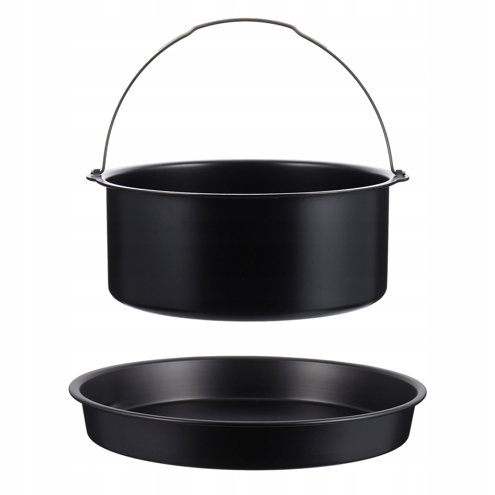 1ZEST NON-STICK FORMA DO CIAST Z PRAKTYCZNYM UCHWYTEM Dominant color black