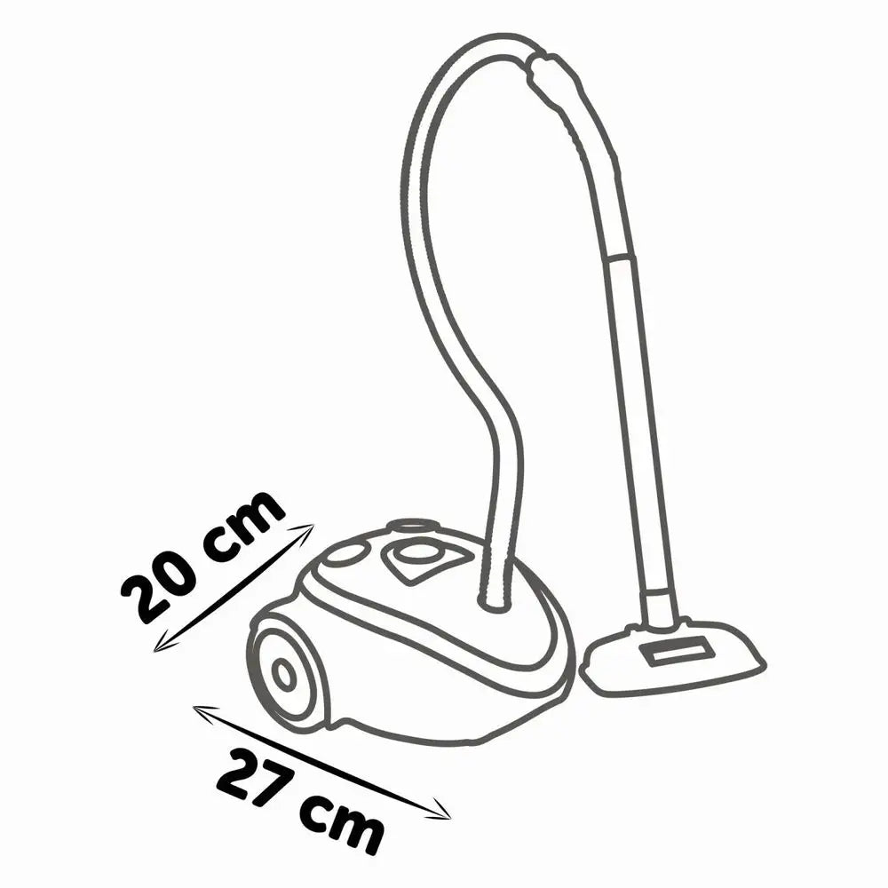 1x Children's vacuum cleaner Smoby 330217 with realistic sound Manufacturer code 330217