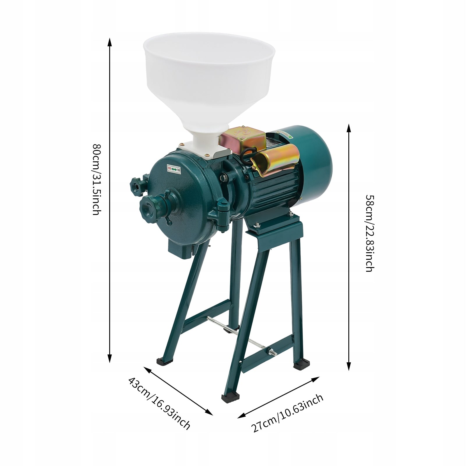 2.2KW Electric Grain Grinder+Leather Manufacturer code DDMPSGWYMJZT