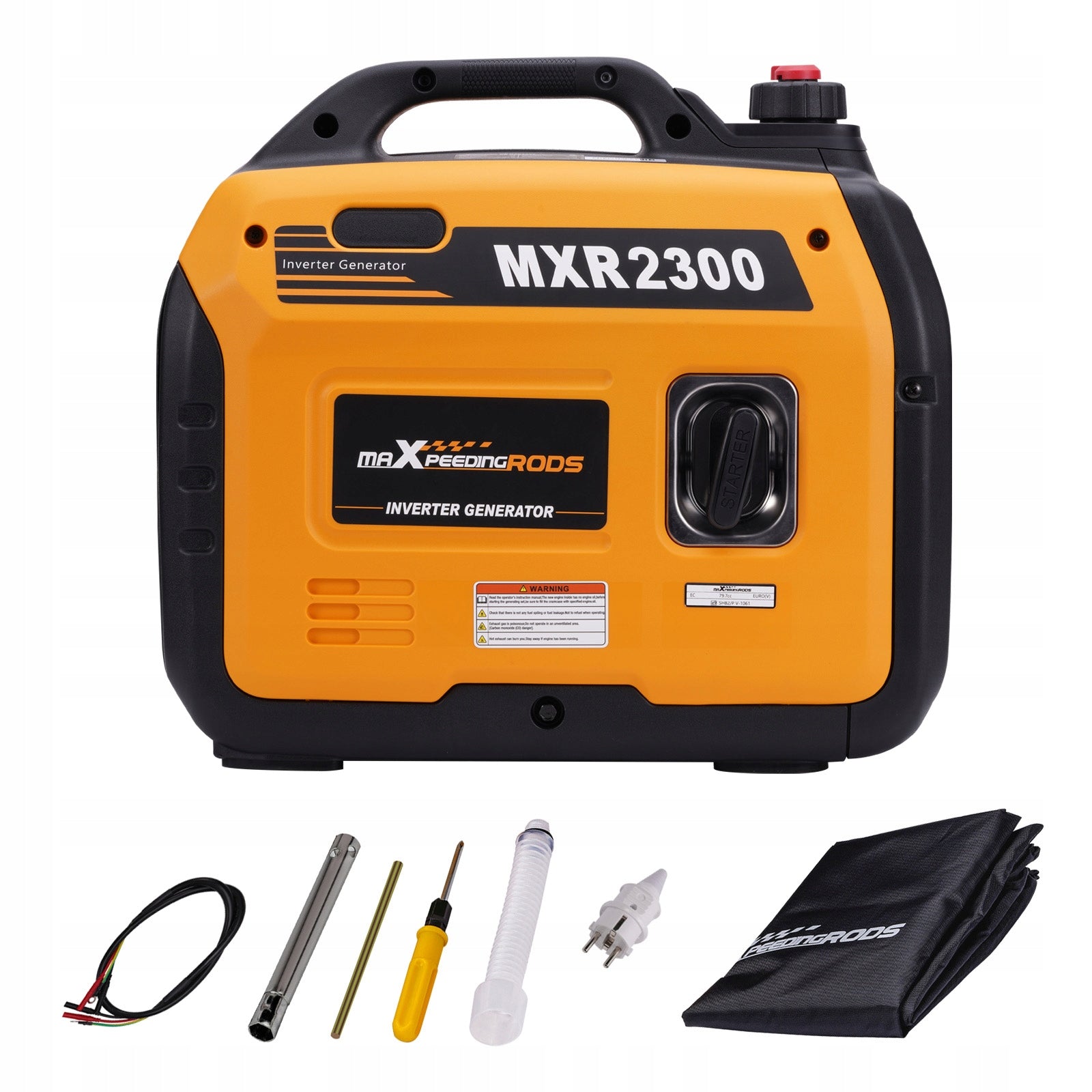 2.3KW Portable inverter generator Maxpeedingrods 18.5kg quiet petrol