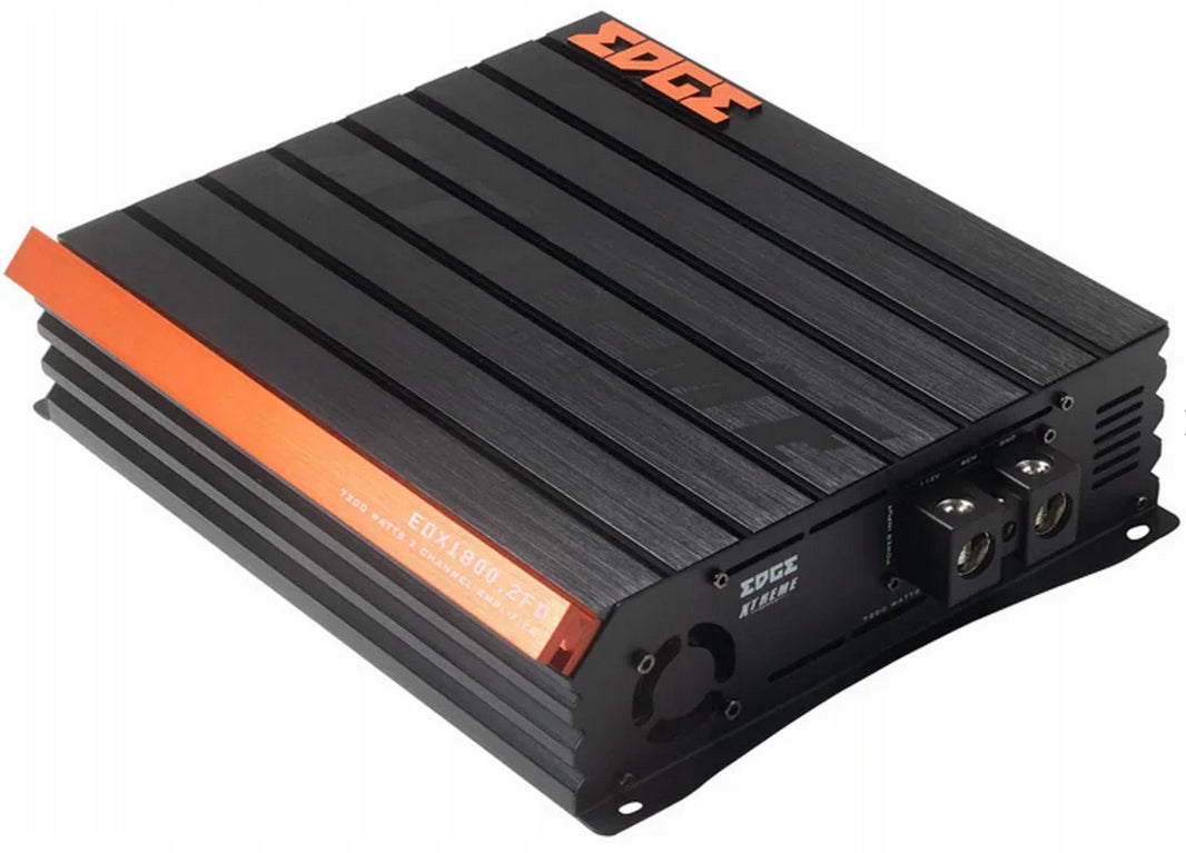 2-CHANNEL AMPLIFIER 2x1800W RMS 1ohm EDGE XTREME EDX1800.2FD + REMOTE CONTROL