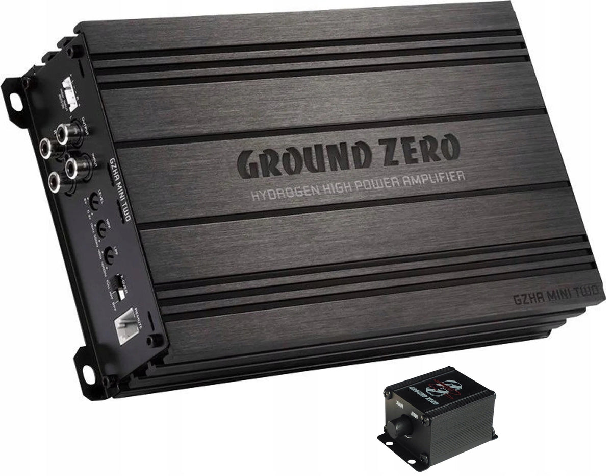 2-CHANNEL AMPLIFIER 2x230W RMS CAR GROUND ZERO GZHA MINI TWO