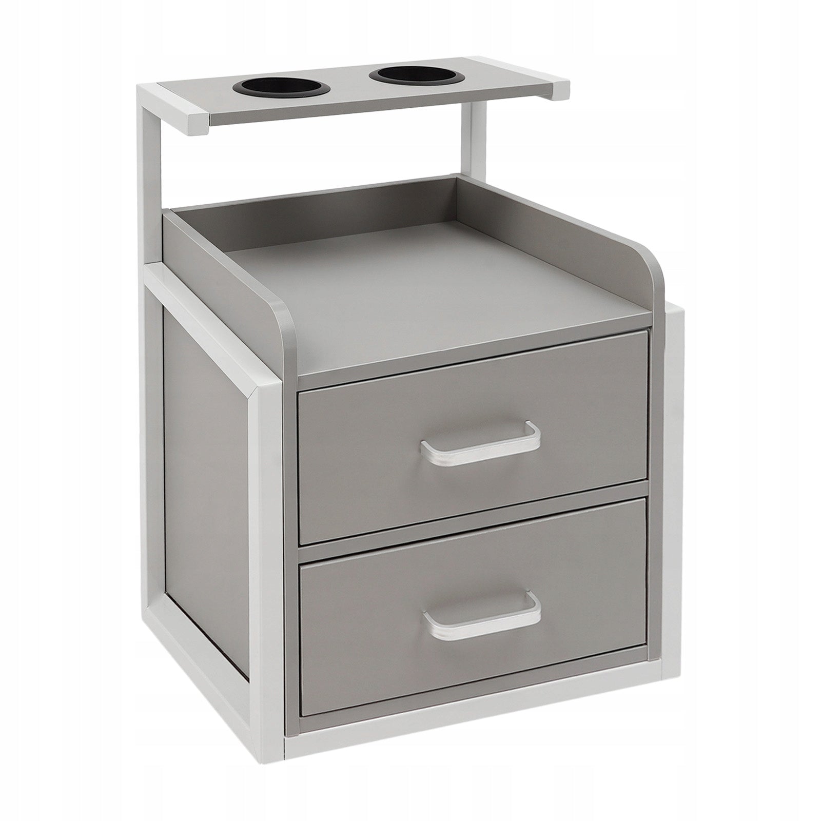 2-DRAWER SALON WALL-MOUNTED STORAGE CABINET 40×30×48CM
