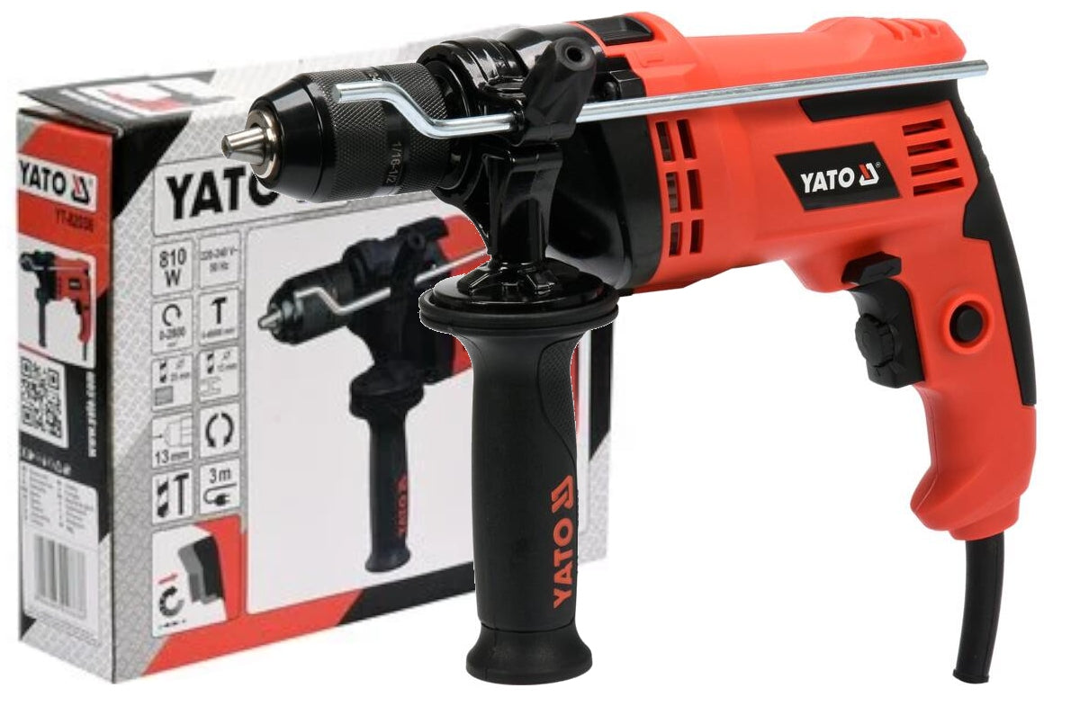 2-FUNCTION IMPACT DRILLING MACHINE 810W YATO YT-82036