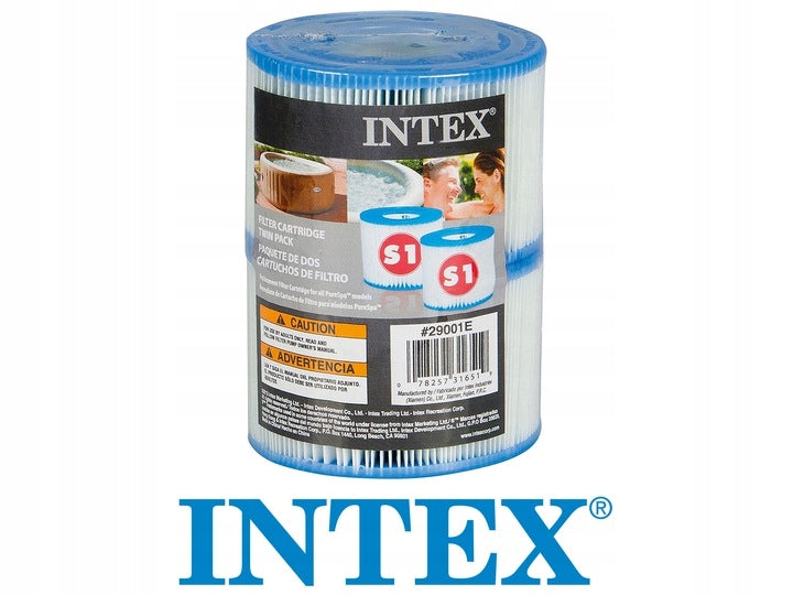2 Filters S1 for Jacuzzi Swimming Pool SPA Filter Cartridge Pump INTEX 29001 Manufacturer code 82145654584