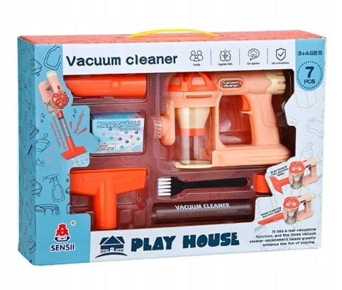 2-IN-1 BATTERY-OPERATED UPRIGHT VACUUM CLEANER FOR CHILDREN AGD Brand no brand