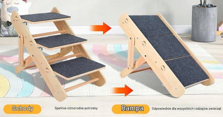 2-IN-1 DOG STAIRS FOR SMALL DOGS AND CATS 3 LEVELS FOLDING AND Manufacturer code B0GYP11SZS