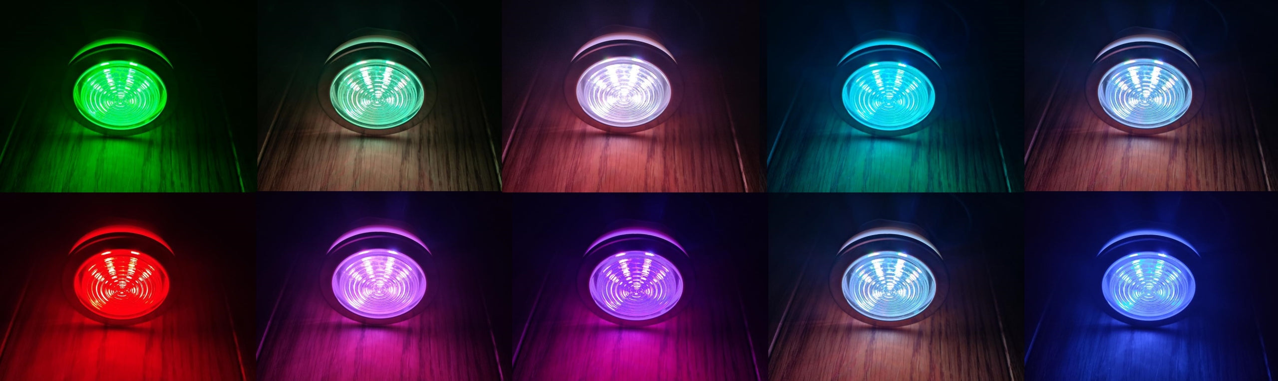 2 LED lights + Driver +Brass pneumatic trim for tub spa tub Brand no brand