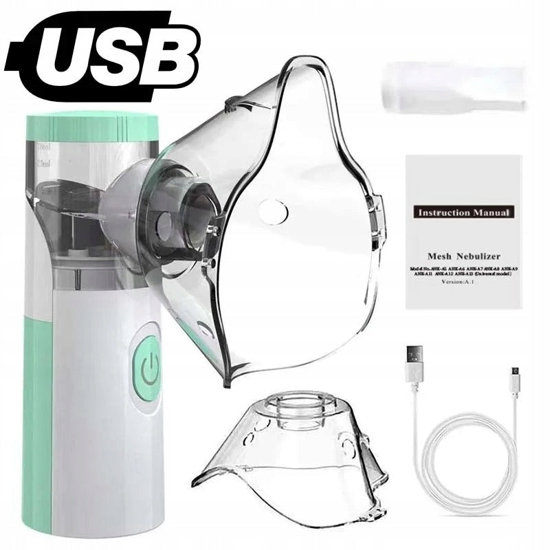 2*NEBULIZER INHALER FOR CHILDREN AND ADULTS PORTABLE SILENT BATTERY