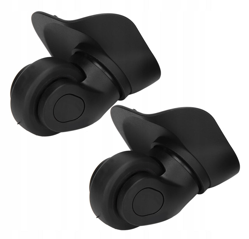 2 PCS BLACK WHEEL FOR SUITCASE BAG SUITCASE PARTS Brand no brand