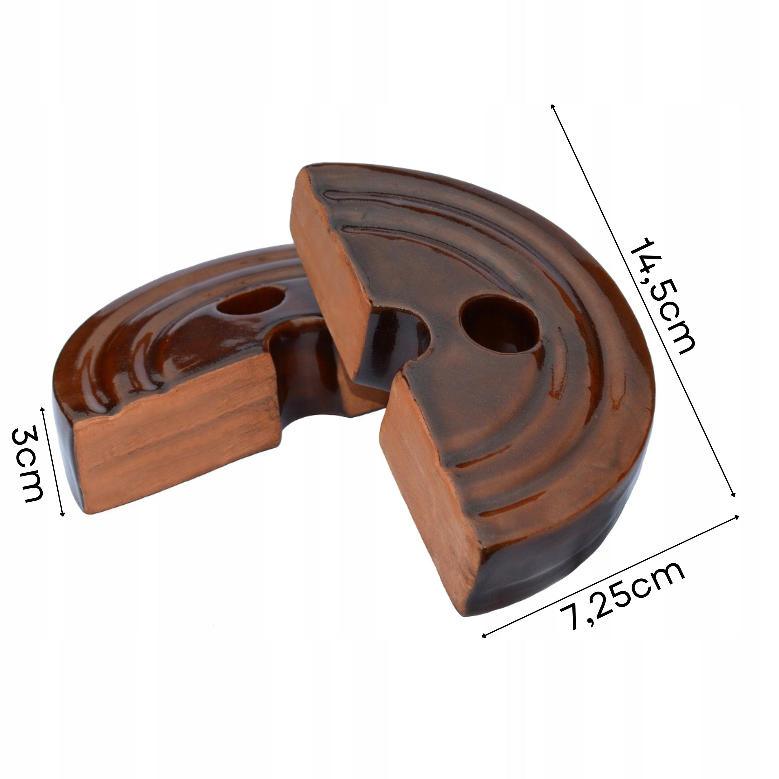 2 PCS PRESSURE STONE SET OF PICKLING STONES FOR POT BARREL Q140 Brand no brand