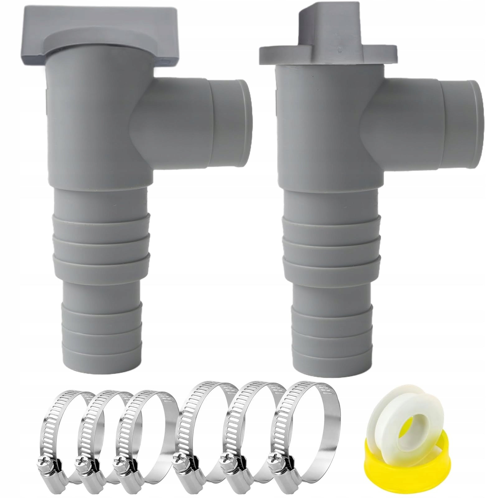 2 PCS SHUT-OFF VALVE FOR SWIMMING POOLS WITH 32MM POOL SHUT-OFF TAP CONNECTION