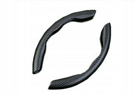 2 PIECE CARBON FIBER HANDLEBAR COVER NON-SLIP CARBON