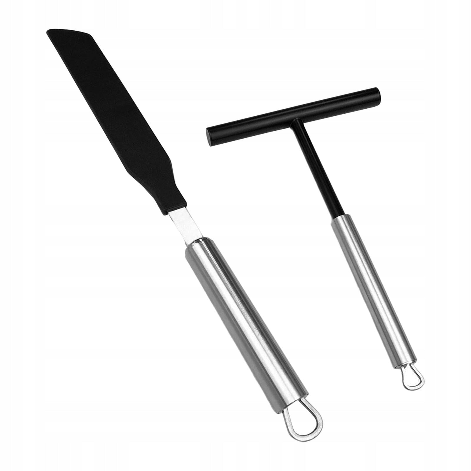 2 Pieces Stainless Steel Kitchen Gadgets with Hanging Hole Pastry Tool