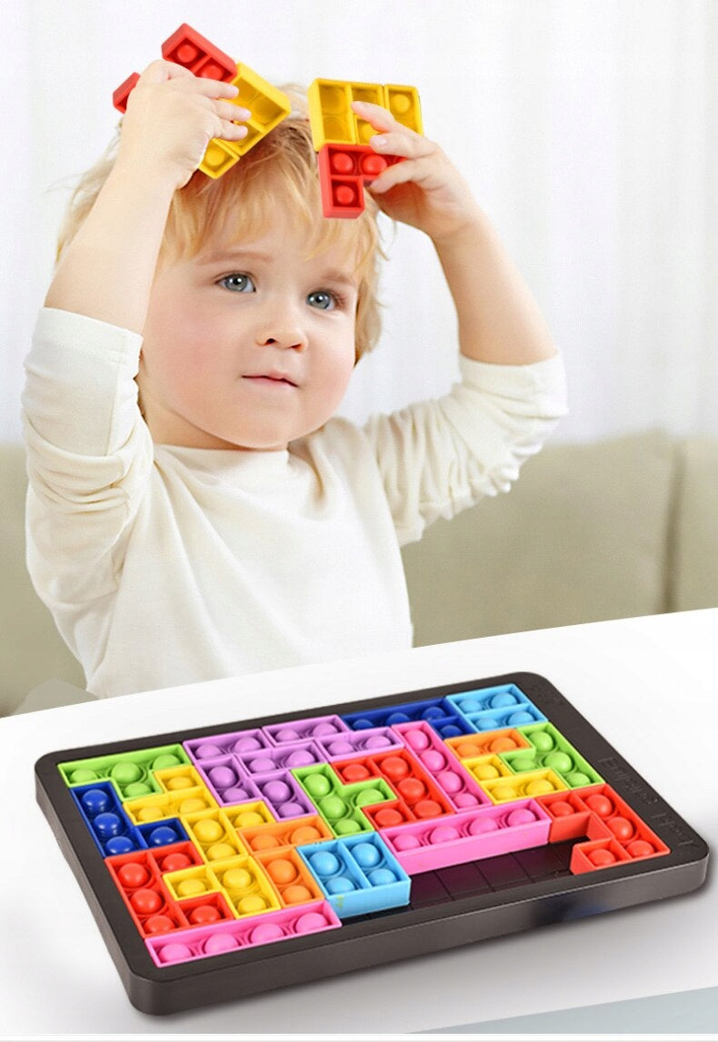 2× Set of Puzzle Blocks POP IT Sensory Puzzle 27 el Gift Manufacturer code 91J