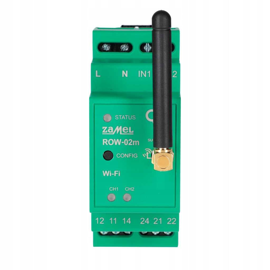 2-channel controller 230V Zamel Supla ROW-02M SUPLA ZAMEL Manufacturer code ROW-02M