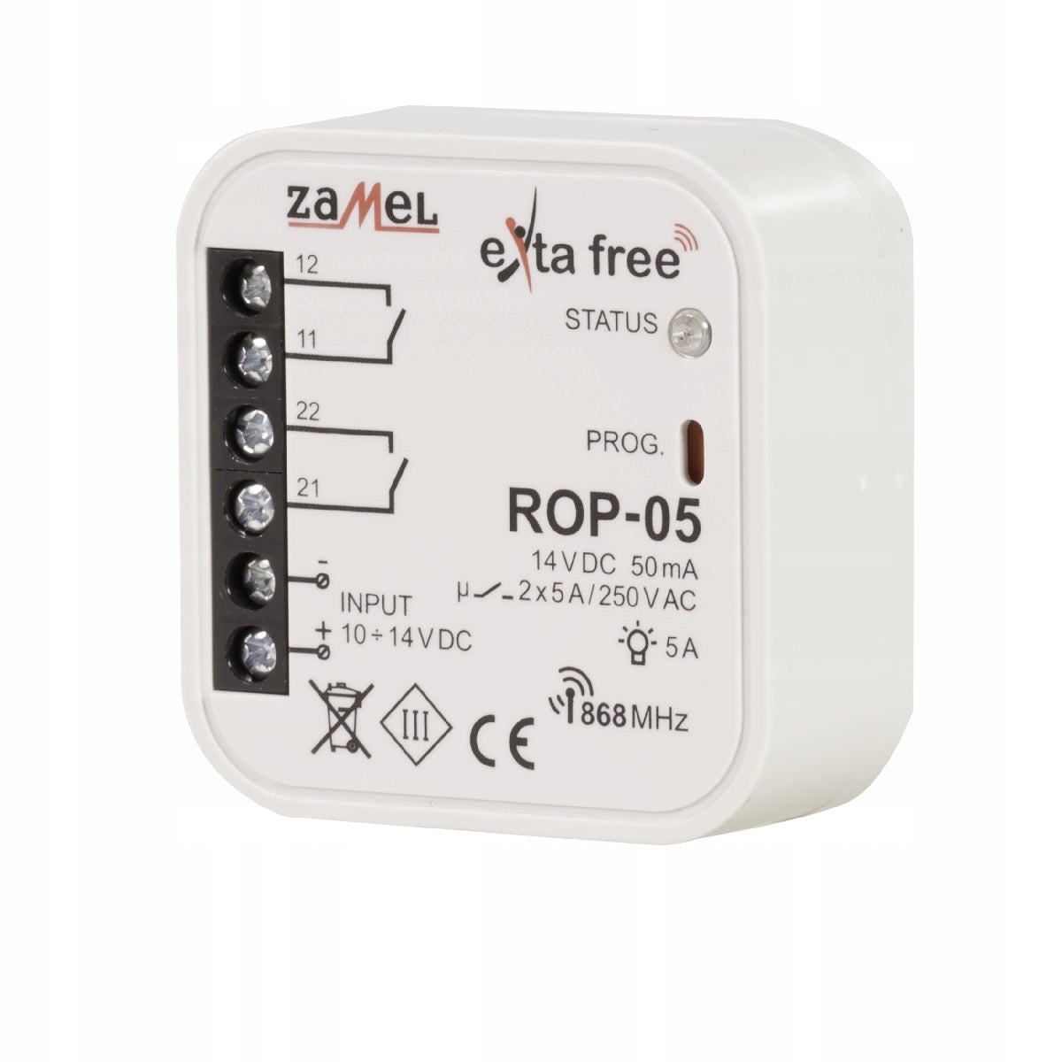 2-channel receiver power supply 10-14V ROP-05 Zamel EXTA FREE Manufacturer code ROP-05
