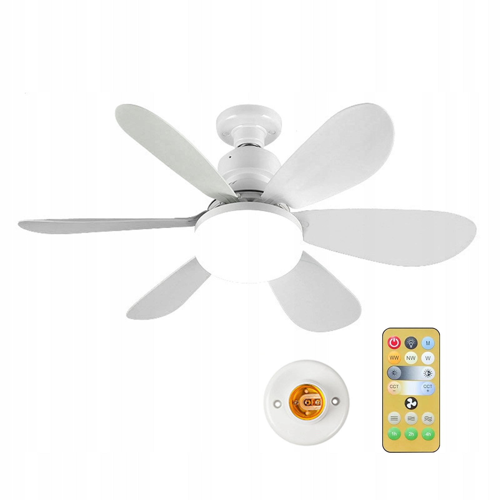 2-in-1 Ceiling Fan with Remote Control