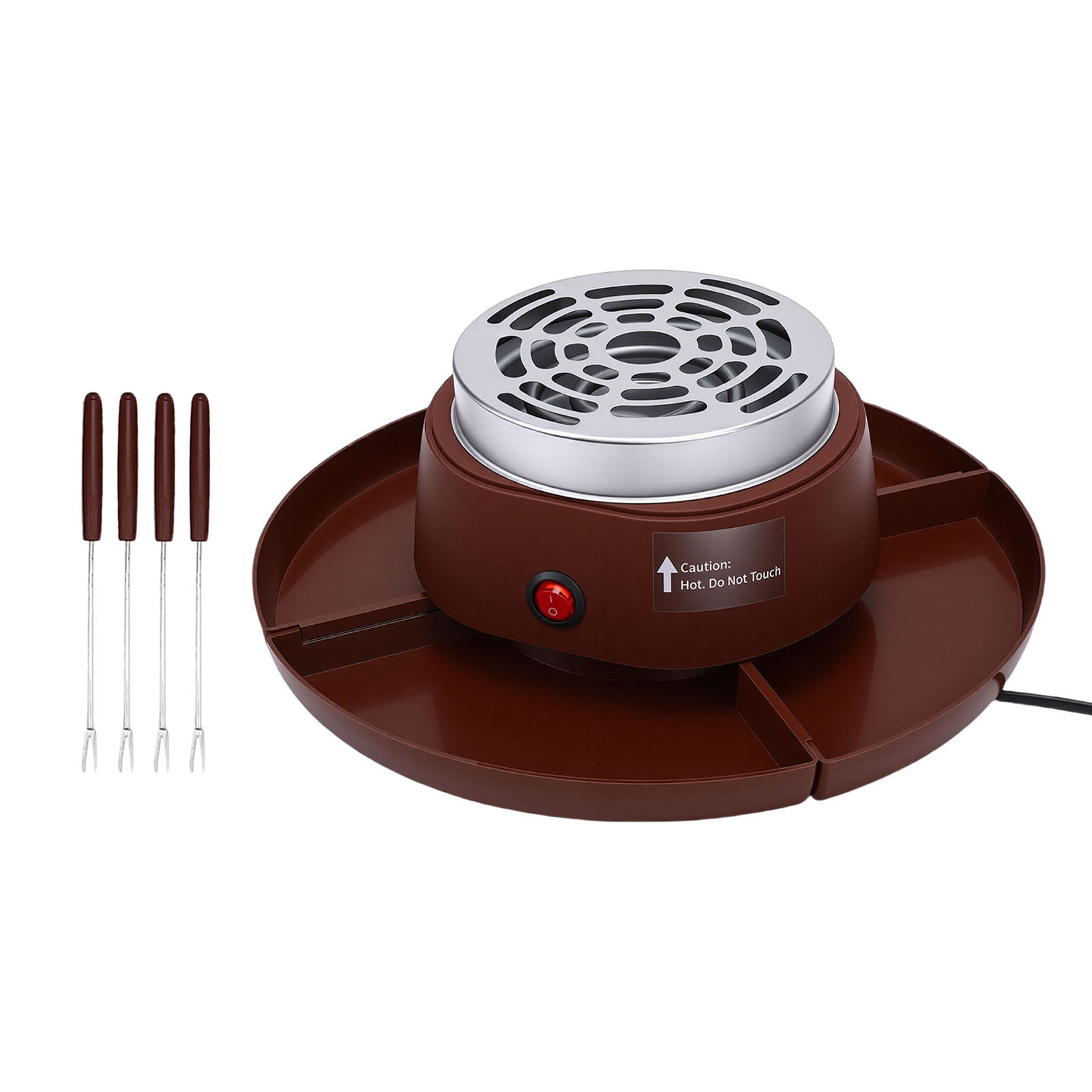 2-in-1 Electric Smores Frying Machine and Fondue Pot, U7 Brand no brand