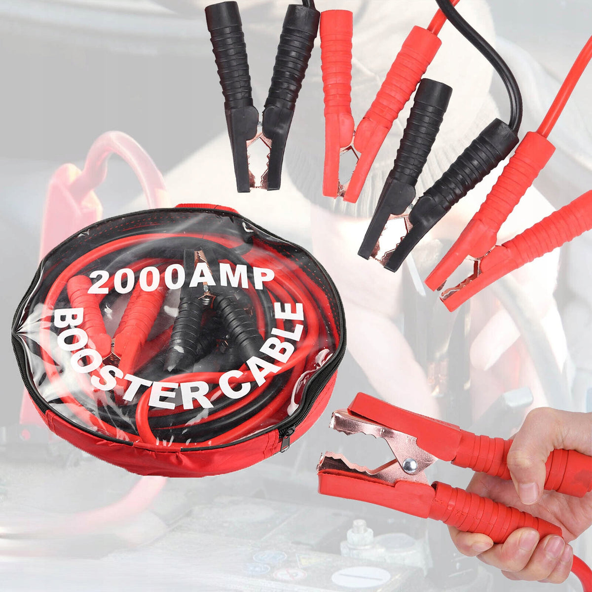 2000A STRONG CABLES JUMPER CABLES 4M THICK Manufacturer no brand