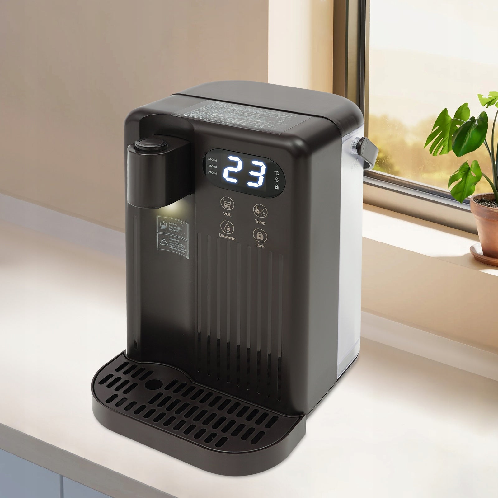 2000W 3L Black Electric Water Dispenser with Filter Cartridge Manufacturer code RU061204
