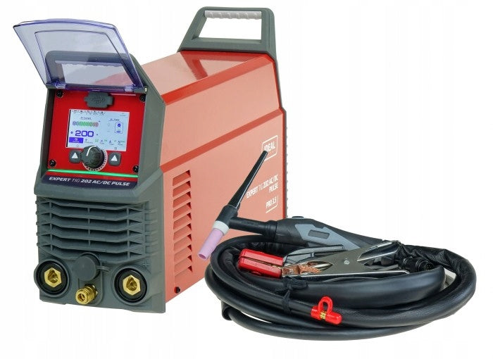 200A EXPERT TIG 202 AC/DC PULSE LCD Welding Machine for Titanium Aluminum Copper Manufacturer code EXTIG202AC