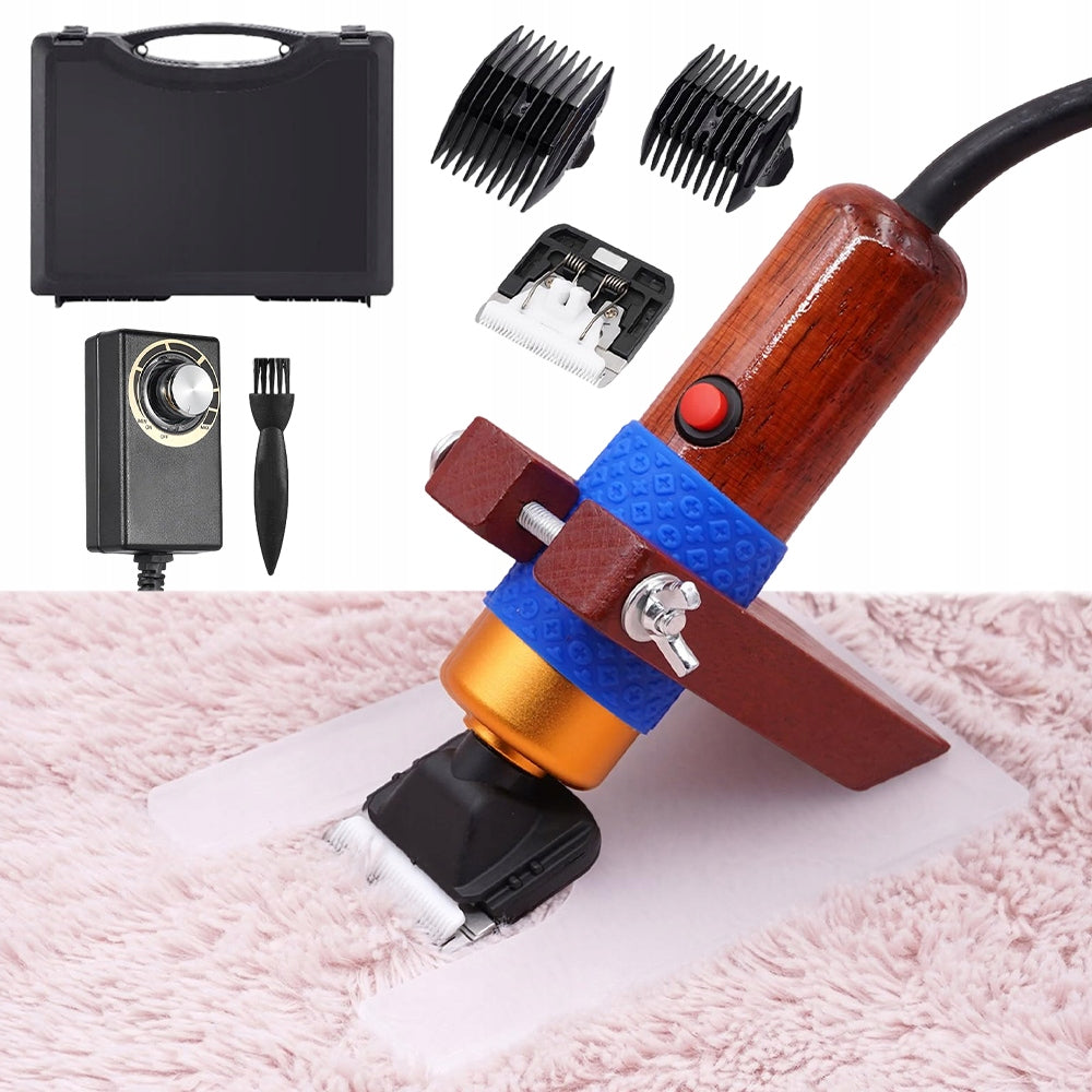 200W CARPET TRIMMING MACHINE WITH ADJUSTABLE AND WOODEN HANDLE