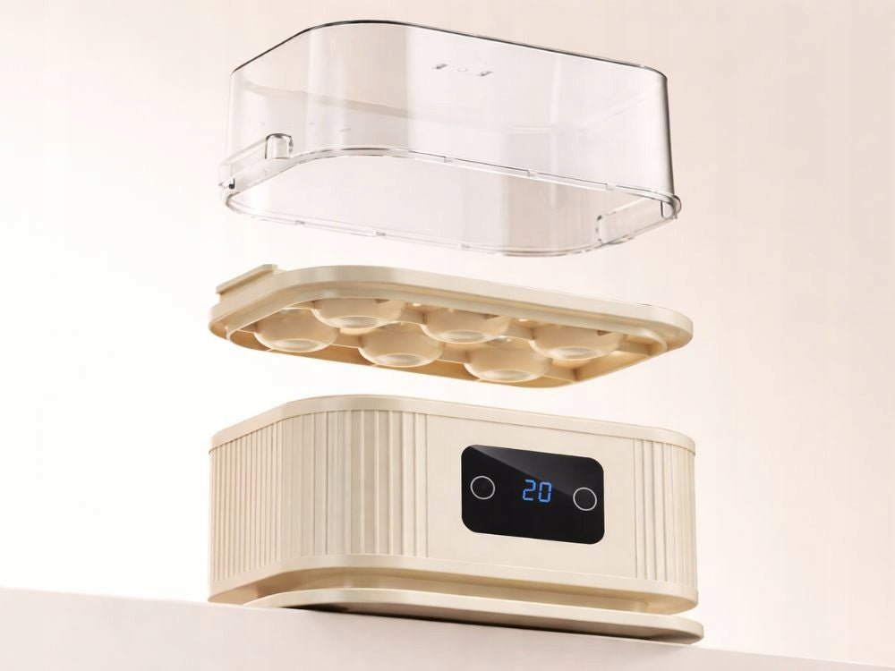 200W electric steamer for 6 eggs LCD touch beige Manufacturer code 07561