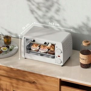 2026 Mini oven 10L 750W compact with timer 60 min cream Manufacturer code T3323P299271-1