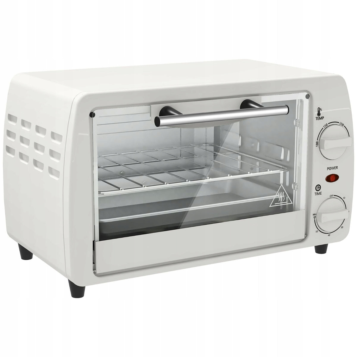 2026 Mini oven 10L 750W compact with timer 60 min cream