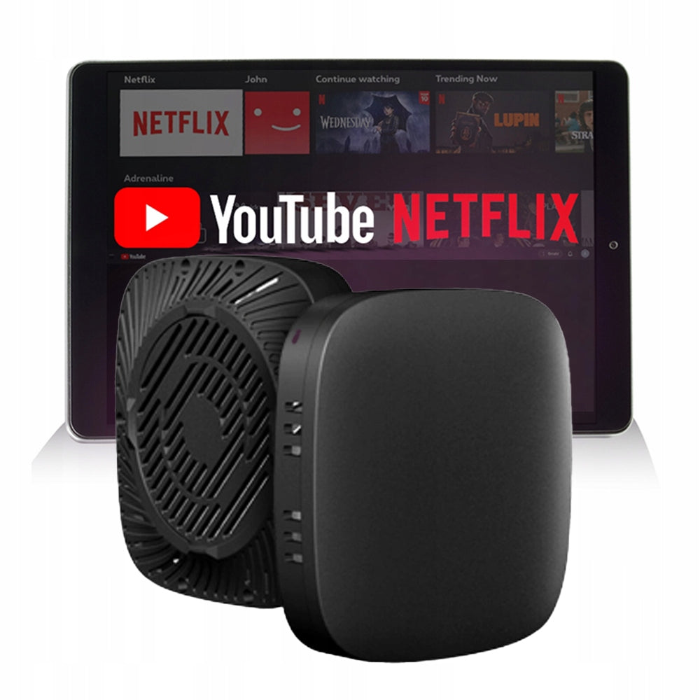 2026 Smart CarPlay Android AI Box Wireless CarPlay & Android Auto Adapter with YouTube, Netflix & Google Play Store Packaging status original