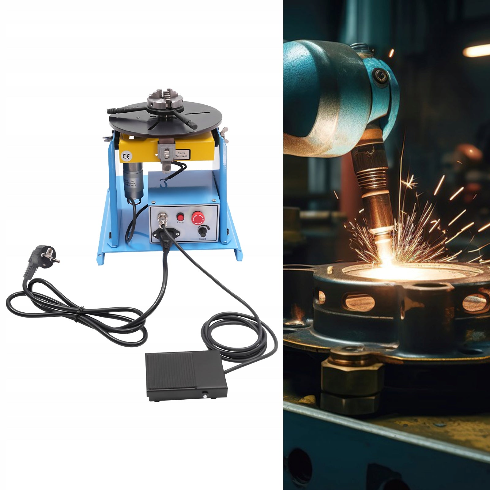 20W ROTARY WELDING POSITIONER TURNTABLE TABLE Packaging status original