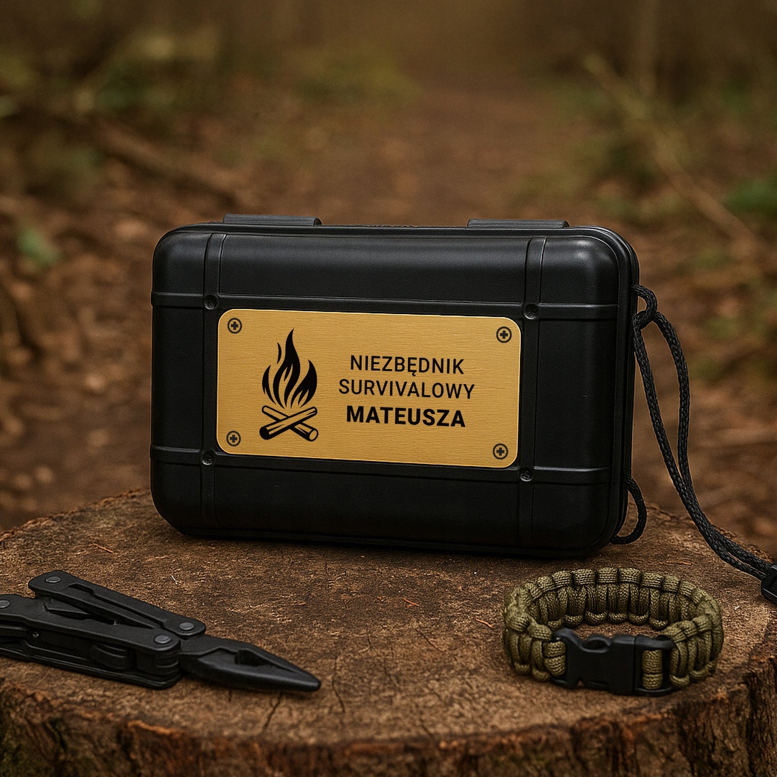 20in1 Survival Kit Gift for Dad Husband Guy for Birthday 18-99 Tools pen fire striker bottle opener saw