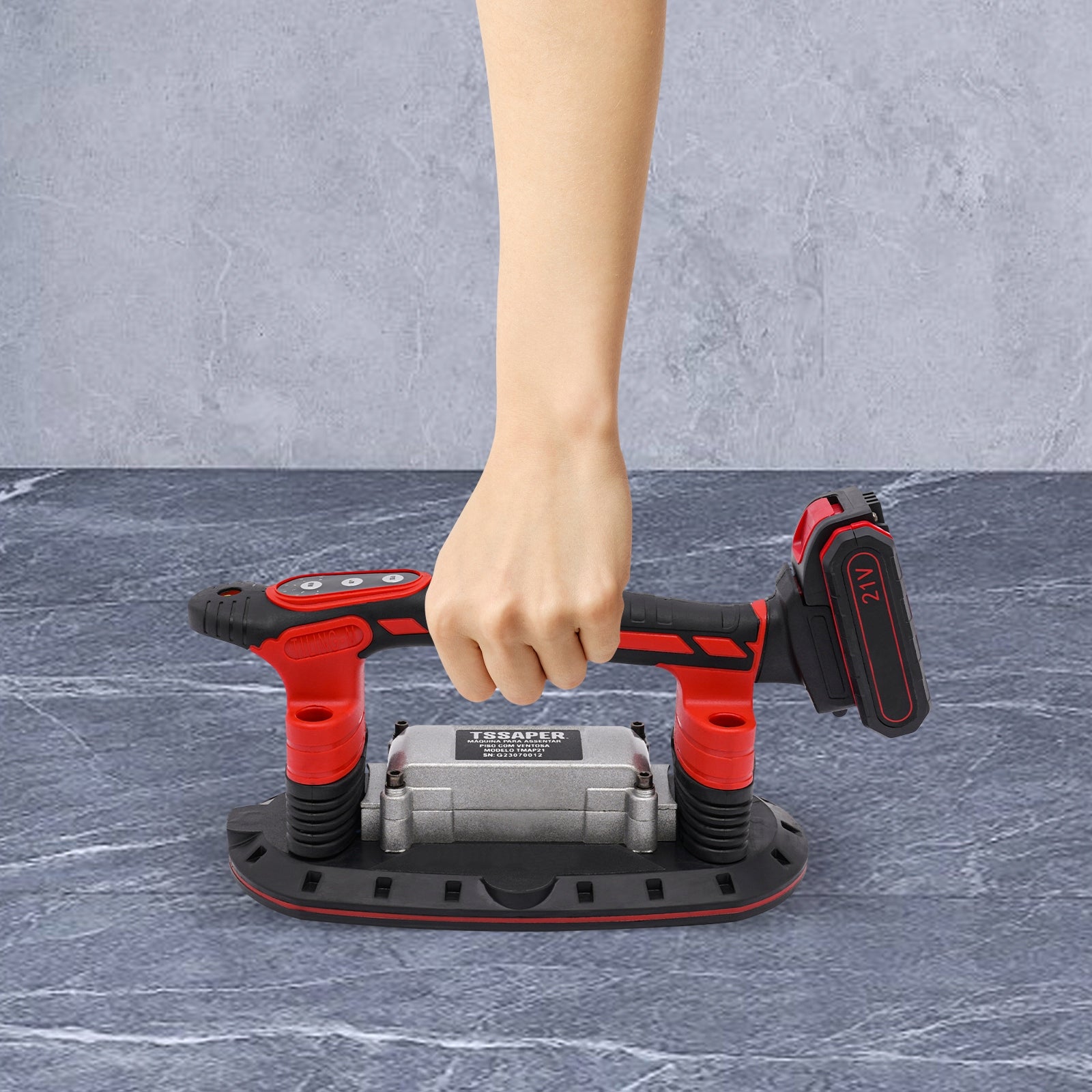 21V 2000MAH 6 SPEED ADJUSTABLE TILE INSTALLATION MACHINE Packaging status original