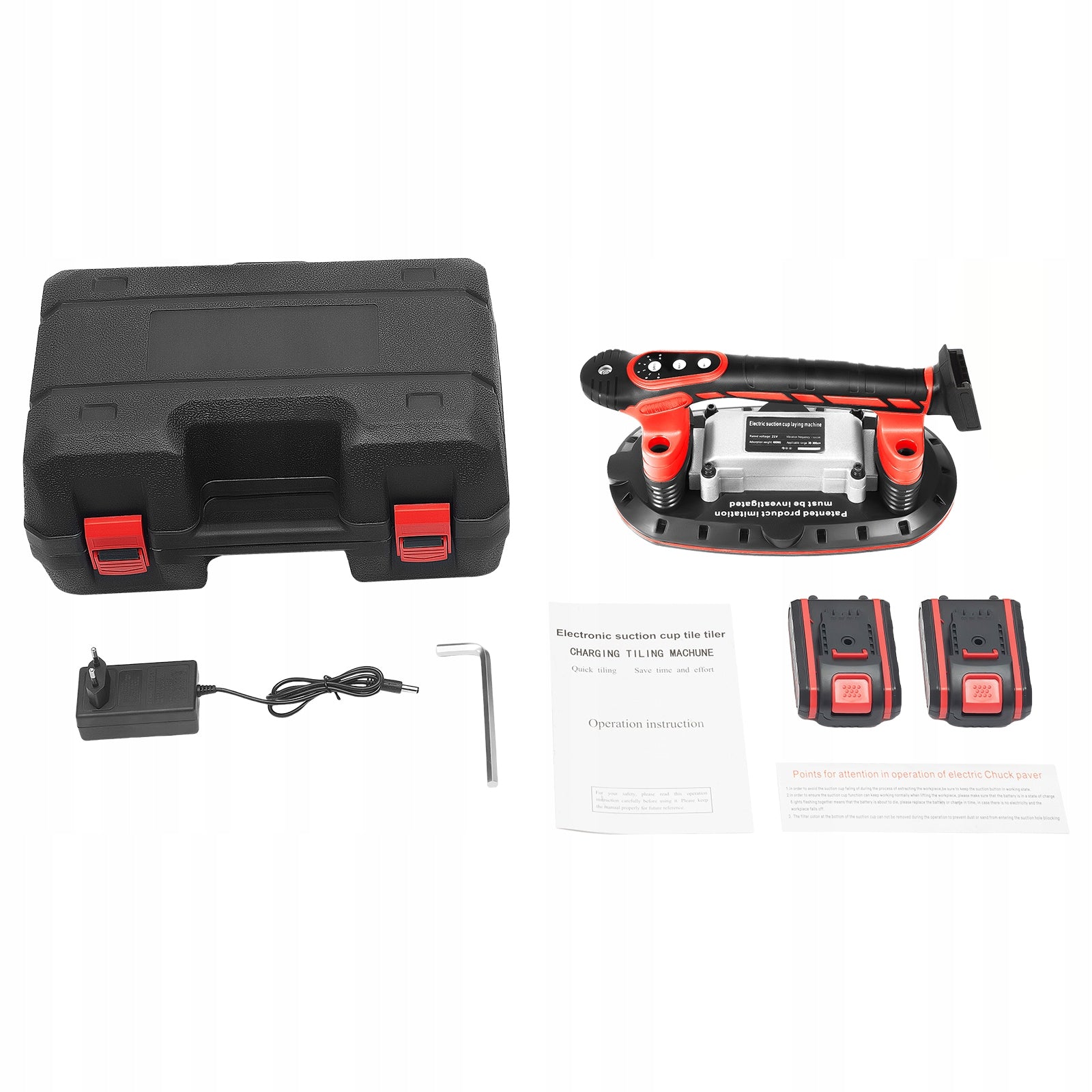 21V 2000MAH HANDHELD TOOL VIBRATOR 6 SPEEDS ADJUSTABLE TILE VIBRATION TOOL Packaging status original