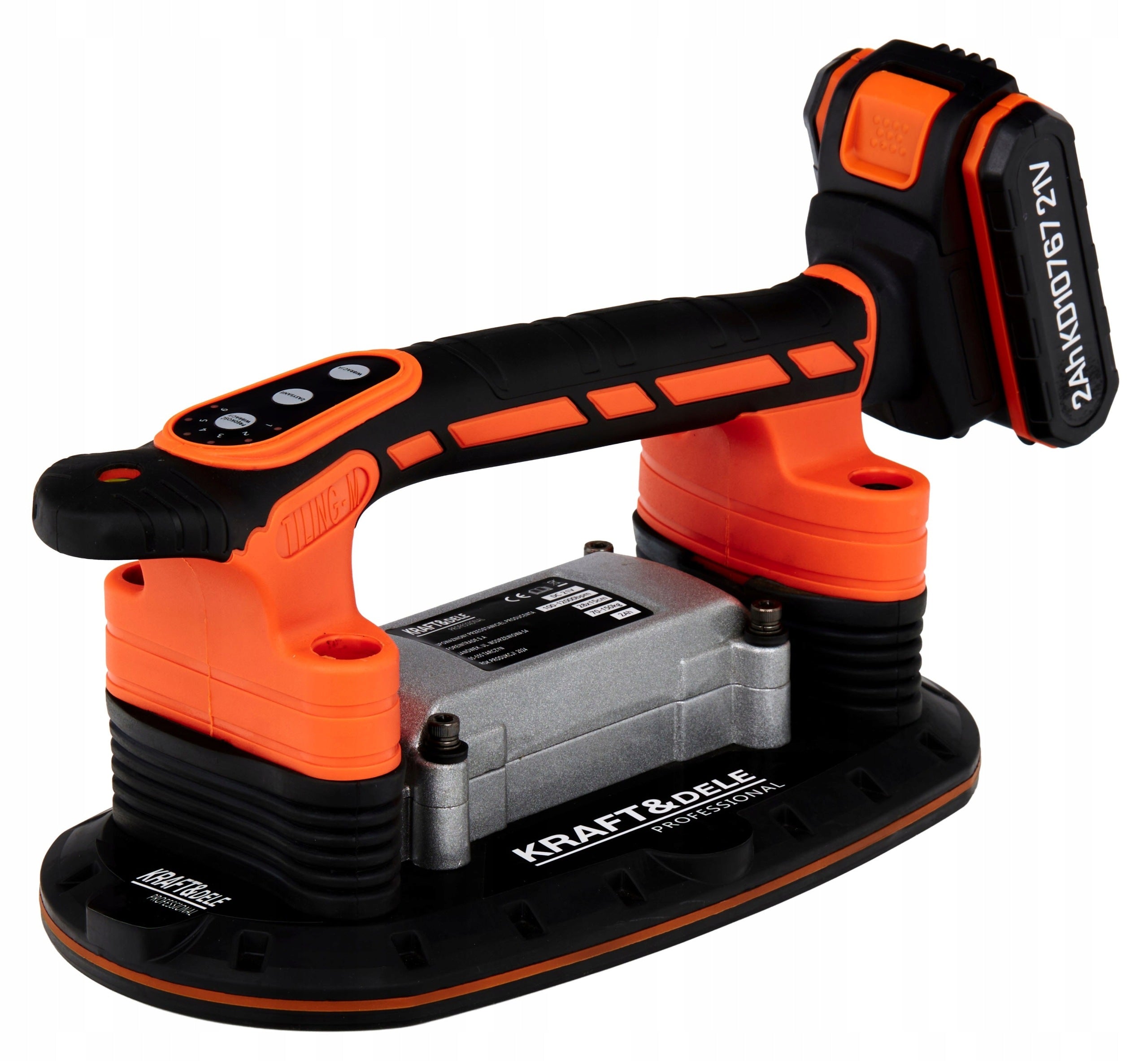 21V 2Ah Cordless Vibration Suction Cup for 2xaku Tile Laying Brand Kraft&Dele