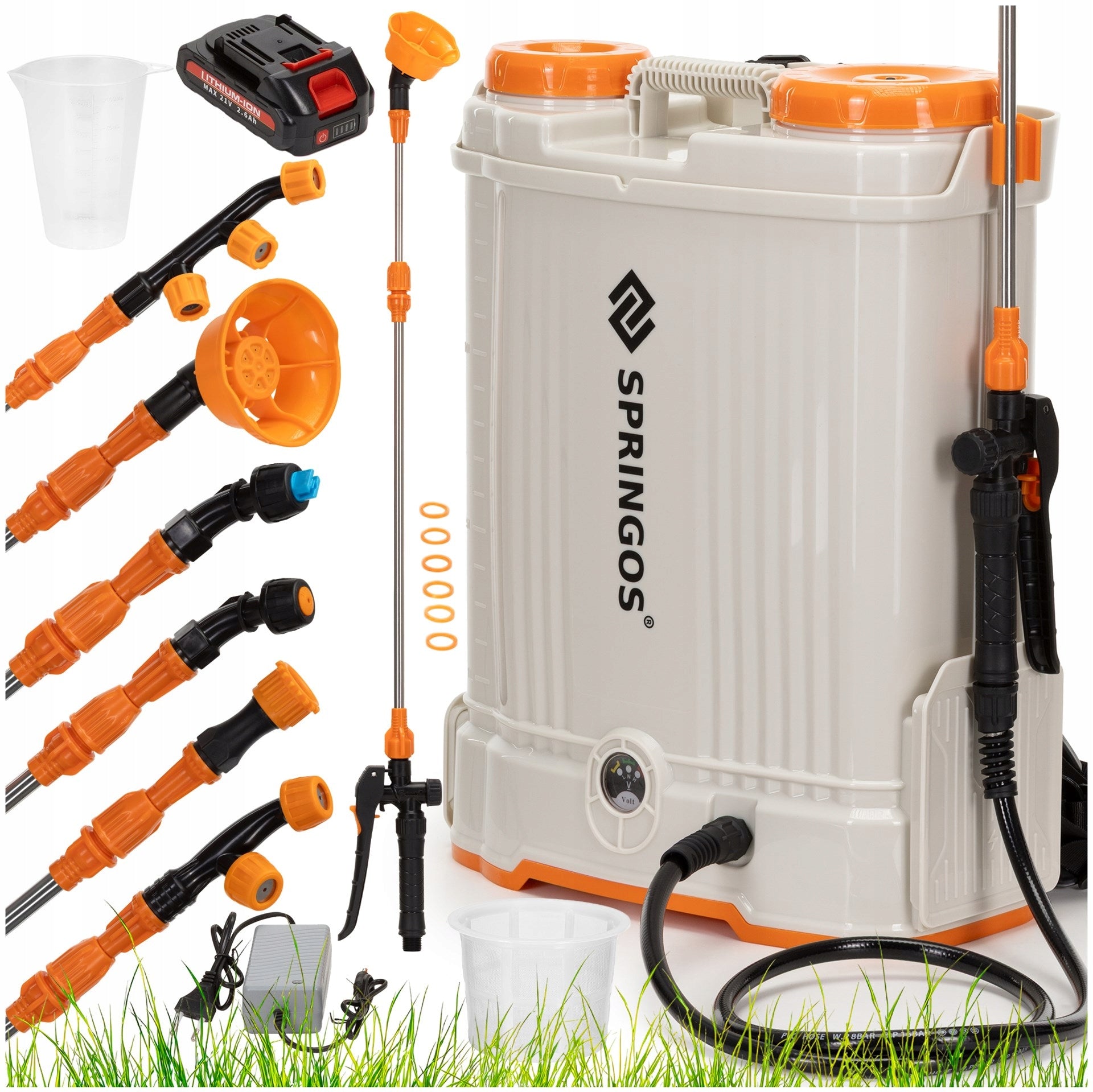 21V CORDLESS ELECTRIC BACKPACK SPRAYER 16L GARDEN 6 NOZZLES Manufacturer code GA0255A