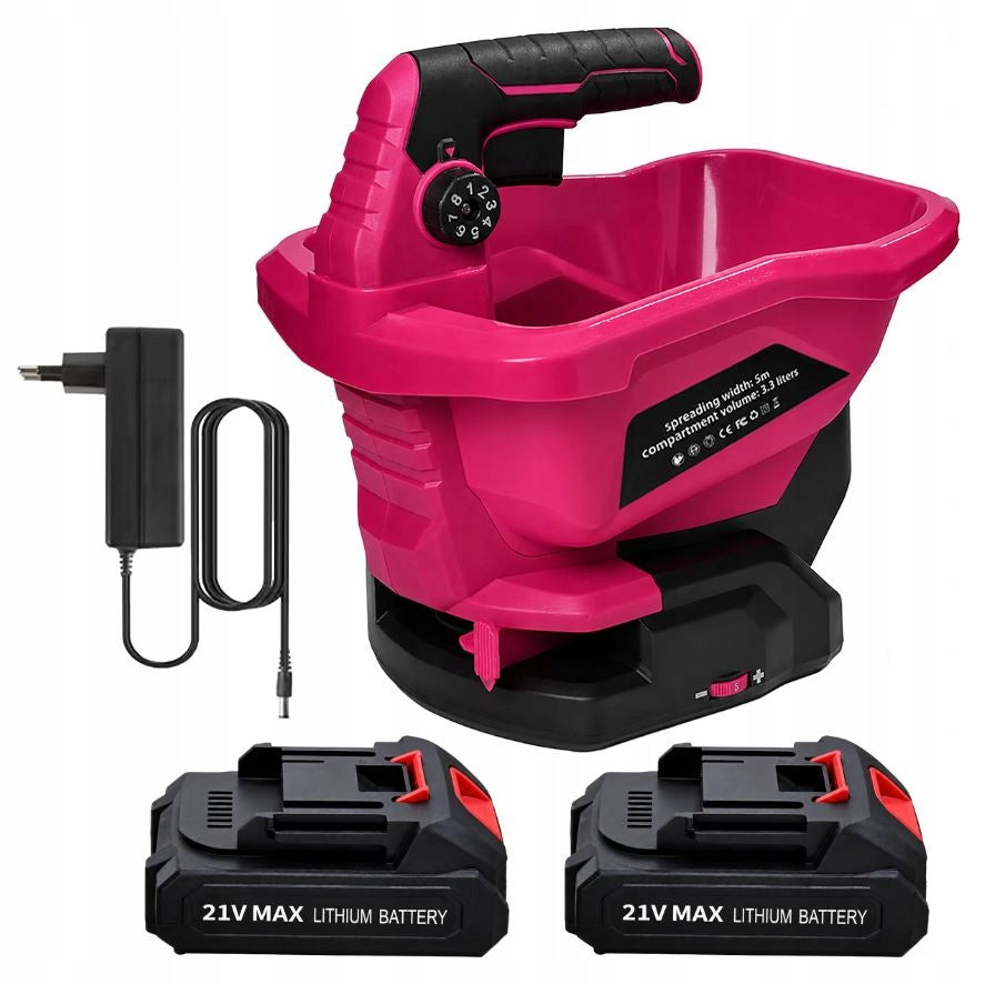 21V CORDLESS GARDEN SEED FERTILIZER SALT SPREADER 3,3L