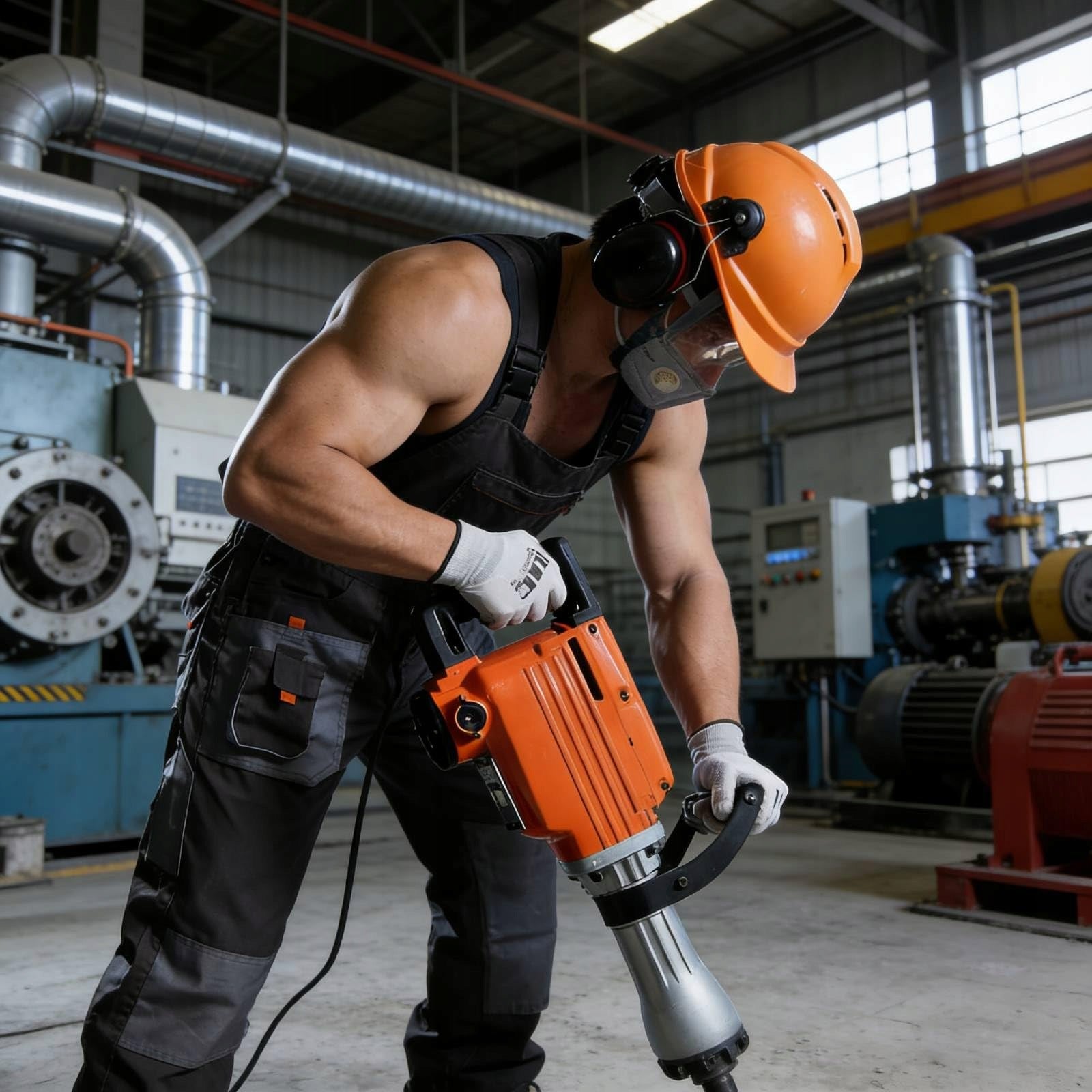 2200W Electric Demolition Hammer, 1700 BPM Heavy Duty Jack Hammer,4 Chisels Manufacturer code Zhejiang Beiduozhi Wooden Toys Co.,Ltd