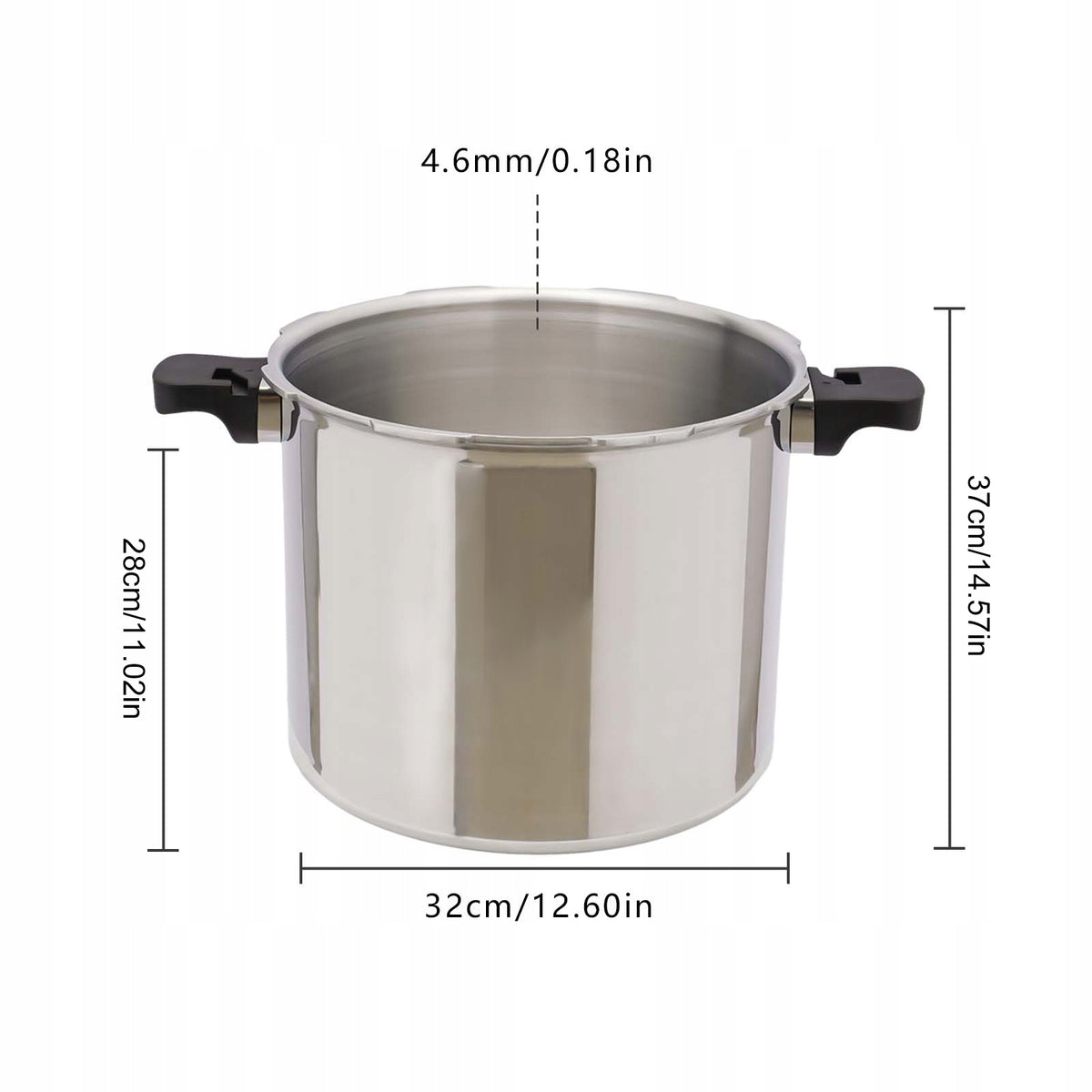 22L Large Capacity Pressure Cooker Outer Lid Aluminium Pot Manufacturer code 794909291095